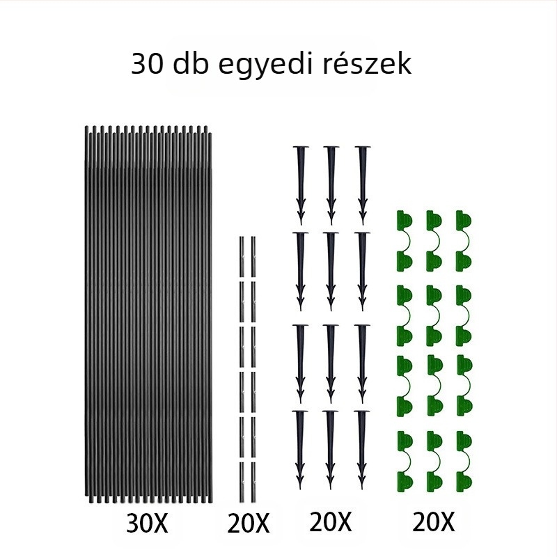 Műanyagból készült rovarvédő háló ívelt tartókkal üvegházhoz, kertrendezéshez; Márka Minor; Típus: Egyéb