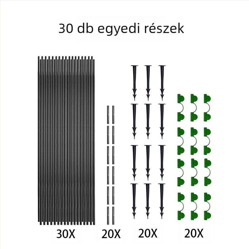 Műanyagból készült rovarvédő háló ívelt tartókkal üvegházhoz, kertrendezéshez; Márka Minor; Típus: Egyéb