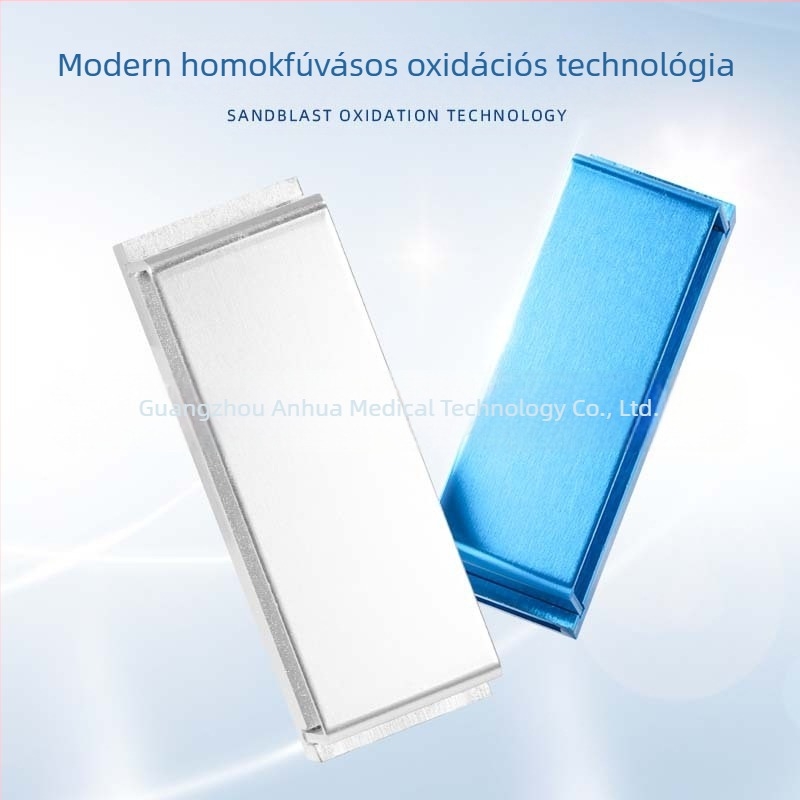 Fém fogászati eszközök fertőtlenítő doboza 30 lyukkal, nyitott tároló kialakítással