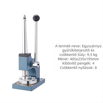 CNSTZBC gyűrűméret-állító eszköz - kézi változat, egyrúd és kétdrúd mechanizmussal; Modell HXF3300300; Rúd száma HXF3300270; Vázszám HXF3300060