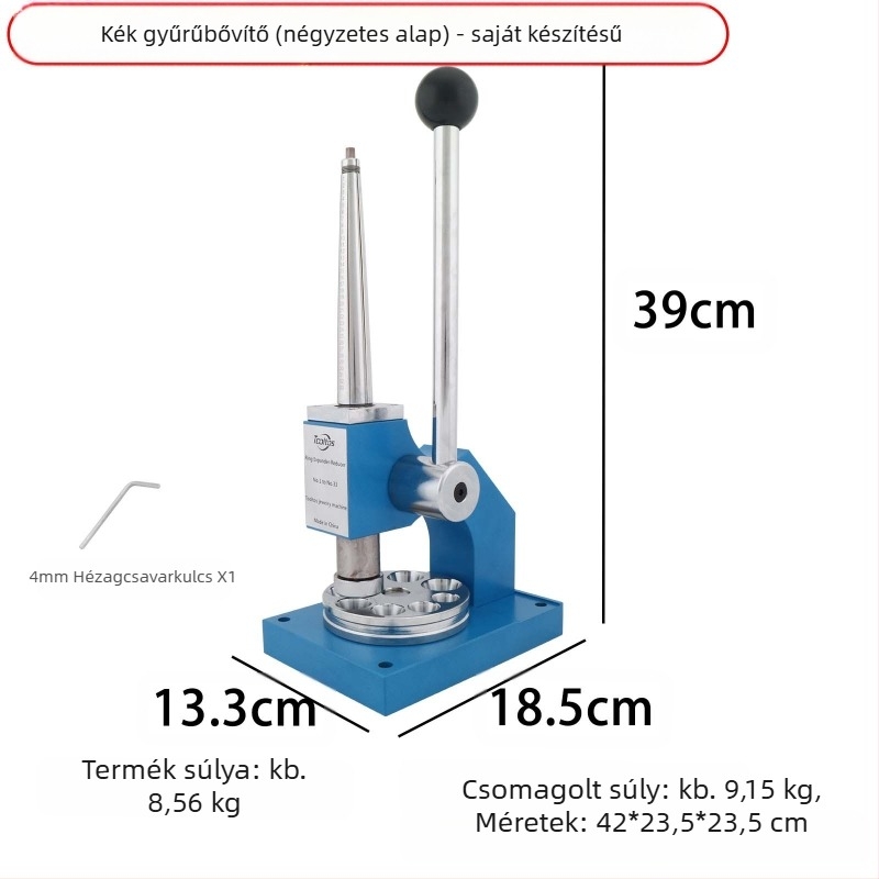 CNSTZBC gyűrűméret-állító eszköz - kézi változat, egyrúd és kétdrúd mechanizmussal; Modell HXF3300300; Rúd száma HXF3300270; Vázszám HXF3300060