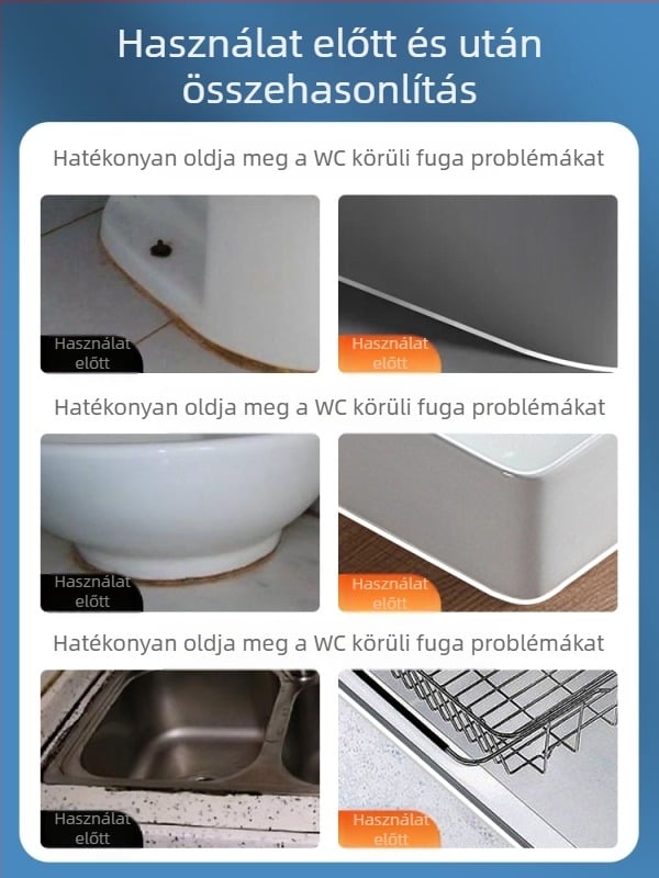 Kerámia csempe hézag toll – hézag javító toll és színmódosító eszköz (kerámia csempékre; hézag javítása; tömítés)