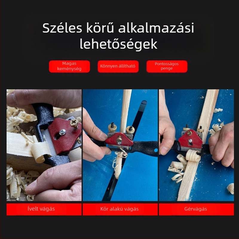 Faipari planírozó MACWORK, szénacél, imperial szabvány, tömeg 0,24