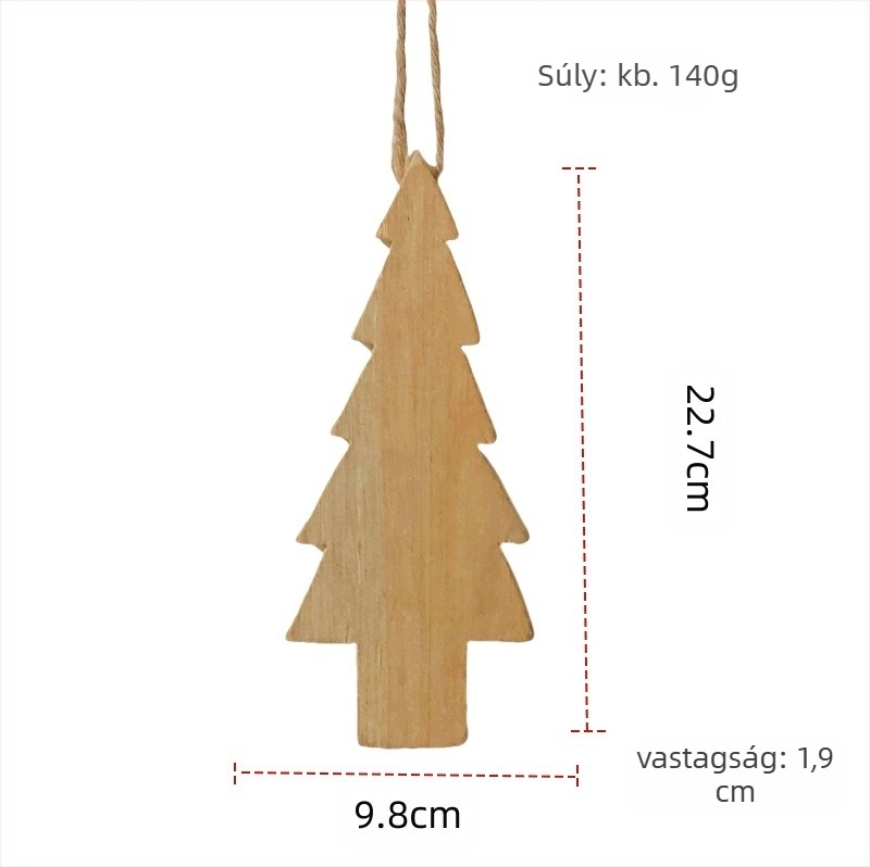 Fából készült halfüggő falidekor - pasztorális, észak-nórdikus rustikális amerikai vidéki stílus (Anyag: Fa; Kategória: kézműves függő; Stílus: Pastoral)