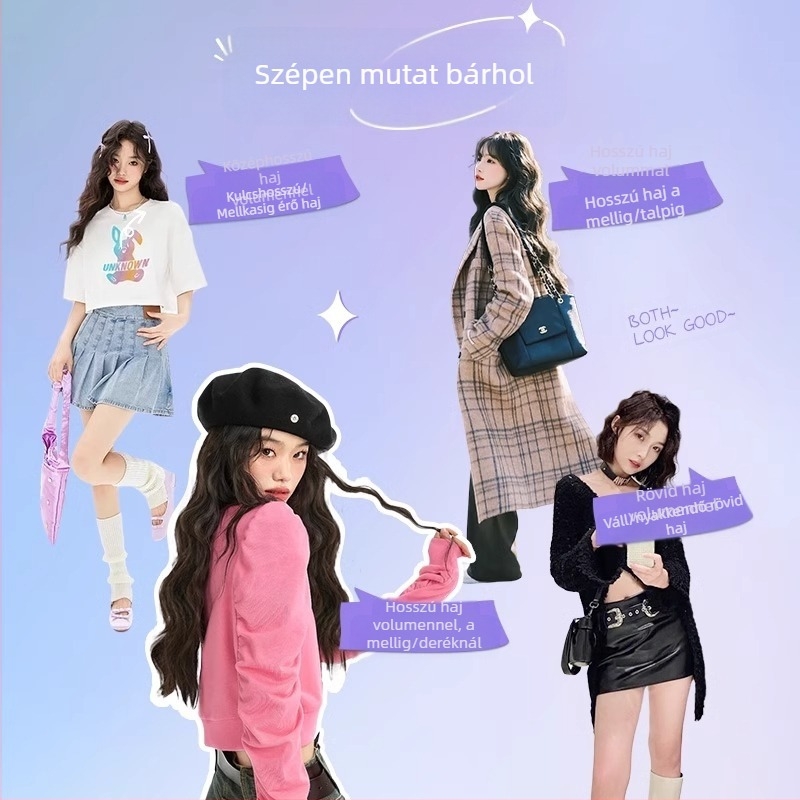 Automata tojás alakú göndörítő – három az egyben, keramikus fej, termosztatikus szabályozás, nedves és száraz hajhoz, 25–39W