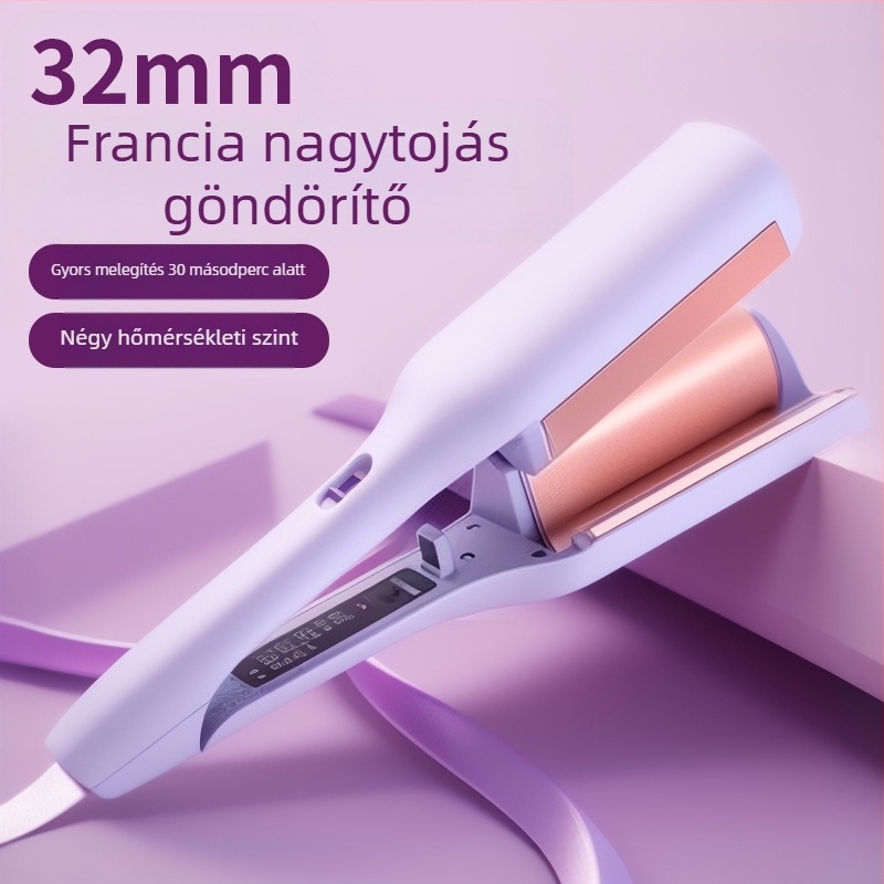 Automata tojás alakú göndörítő – három az egyben, keramikus fej, termosztatikus szabályozás, nedves és száraz hajhoz, 25–39W