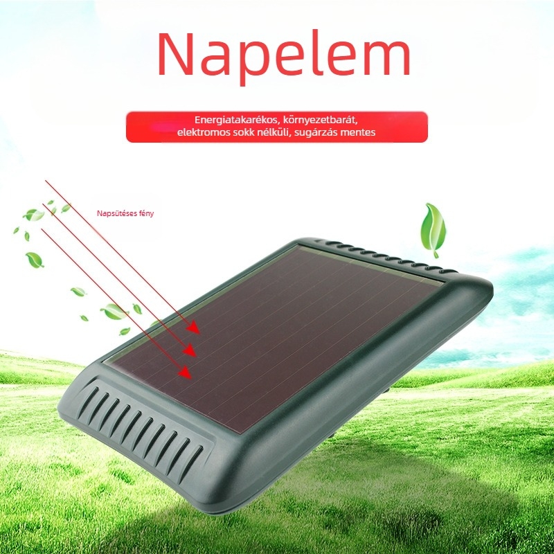 Kültéri ultrahangos állatriasztó, ABS test, vízálló infravörös érzékelő, modell 510-510b-511-511b, udvarra és zöldséges kertbe