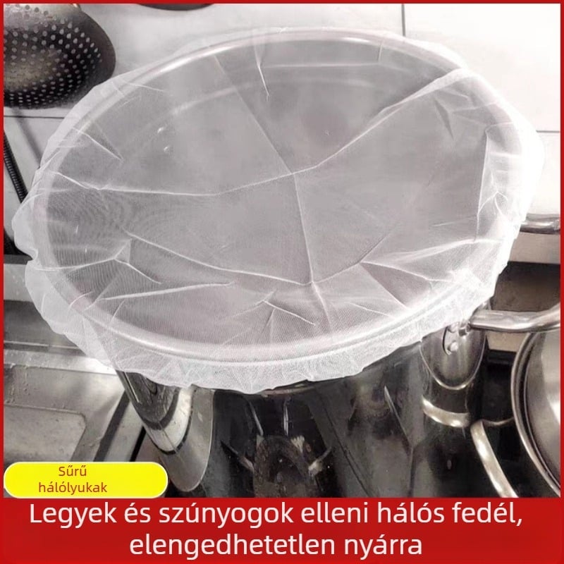 Szúnyoghálós fedél brines vödörhöz – PVC, lélegző, mosható, modern minimalista dizájn