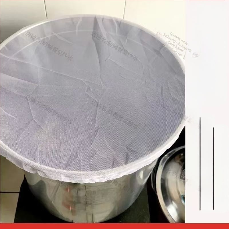 Szúnyoghálós fedél brines vödörhöz – PVC, lélegző, mosható, modern minimalista dizájn