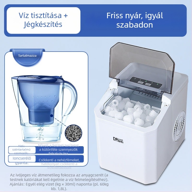 Háztartási jégkészítő HZB-16M, 220V, 110W, 50Hz, kapacitás 1.3 L