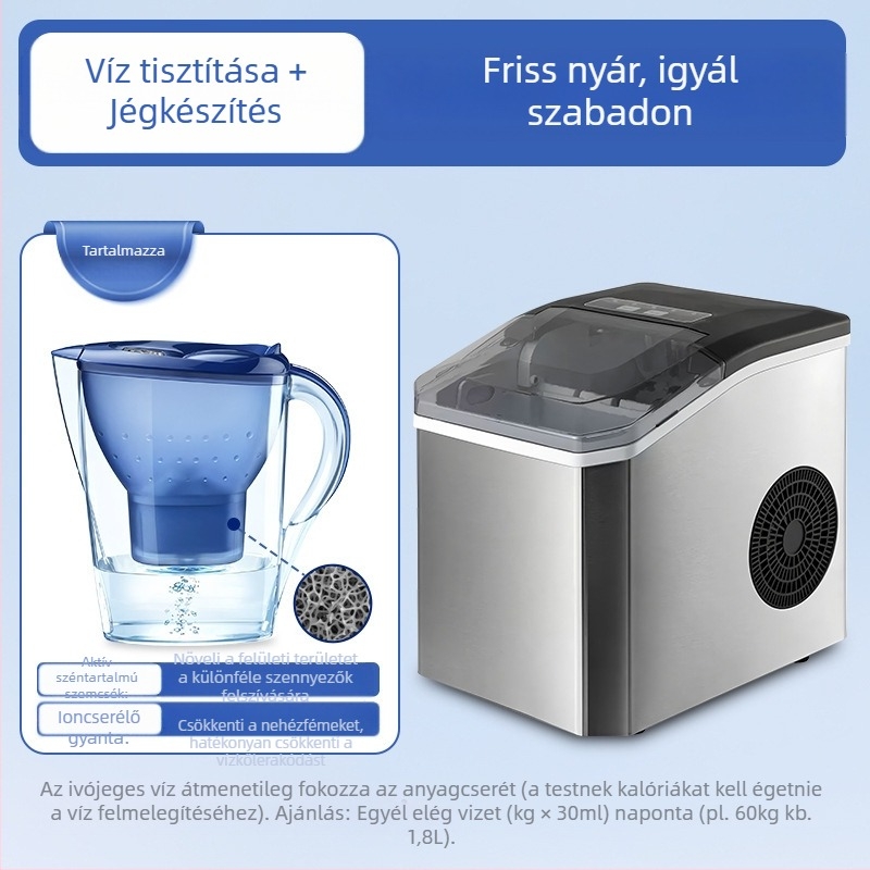 Háztartási jégkészítő HZB-16M, 220V, 110W, 50Hz, kapacitás 1.3 L