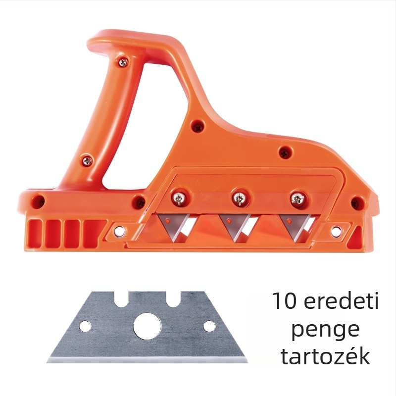 Gipszkarton V-formájú élzáró eszköz: 45°/60°, 3-élű pengék, többirányú feldolgozás, 20 eredeti penge