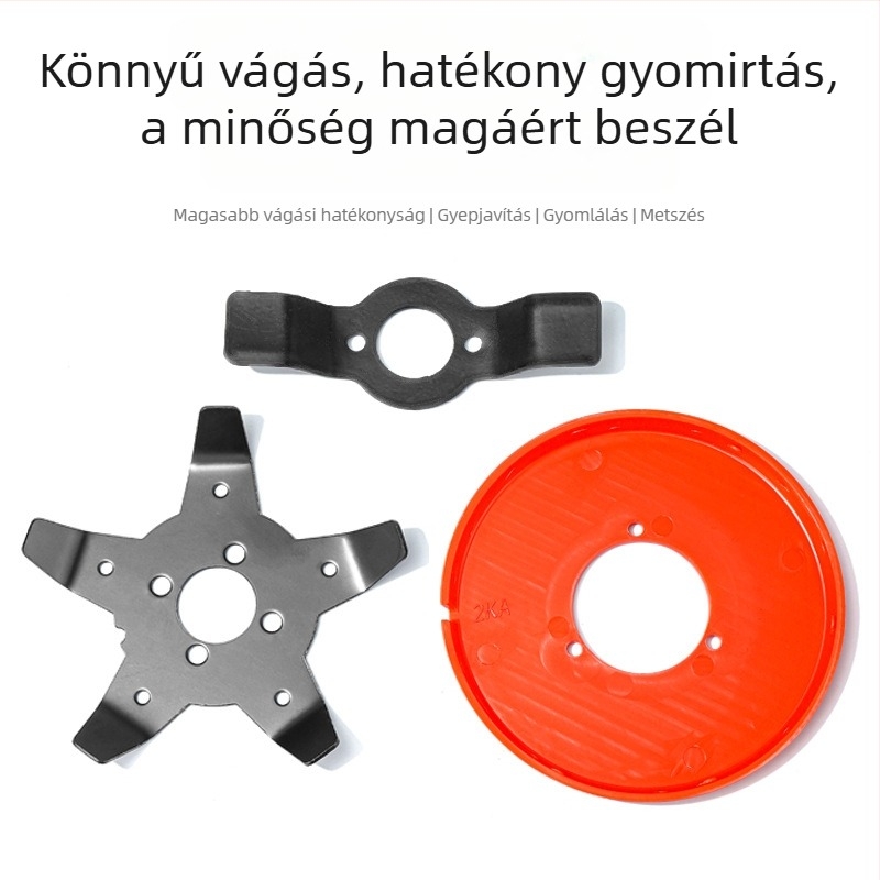Dry Duoduo fűkaszafej – kettő- és hatszögű fogazat, kettős használatú, fűnyíróhoz és gyomirtóhoz