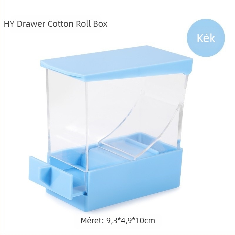 Fogászati vattakorong és pálcika doboz – felső nyomófedéllel, porvédett klinikai tároló; Márka: Anwar; Funkció: vattatárolás; Célcsoport: felnőttek; Származás: Egyéb; Termékkategória: Egyéb szájápolási vegyi anyagok