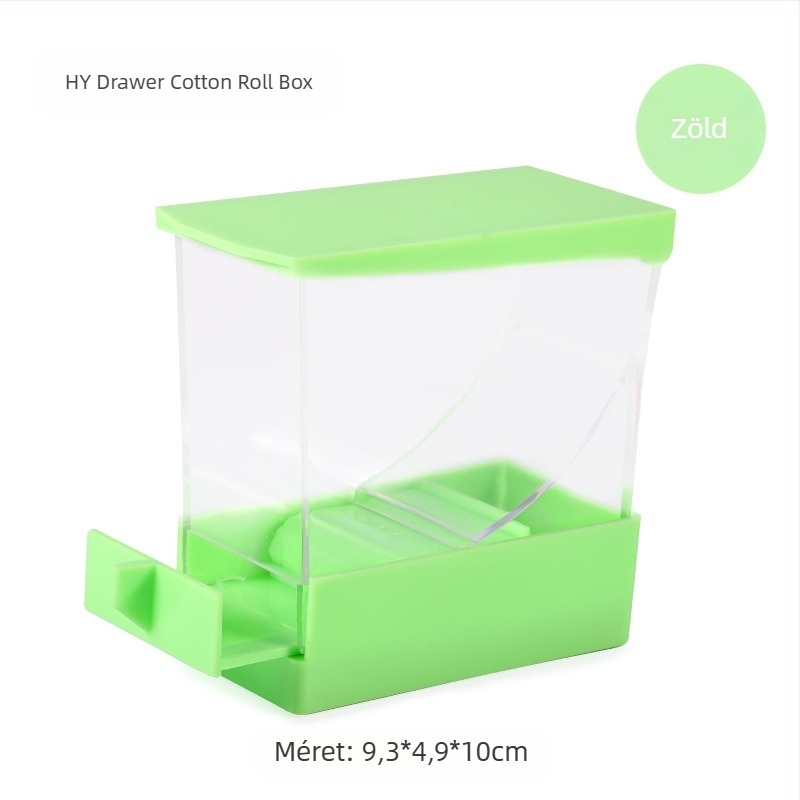 Fogászati vattakorong és pálcika doboz – felső nyomófedéllel, porvédett klinikai tároló; Márka: Anwar; Funkció: vattatárolás; Célcsoport: felnőttek; Származás: Egyéb; Termékkategória: Egyéb szájápolási vegyi anyagok