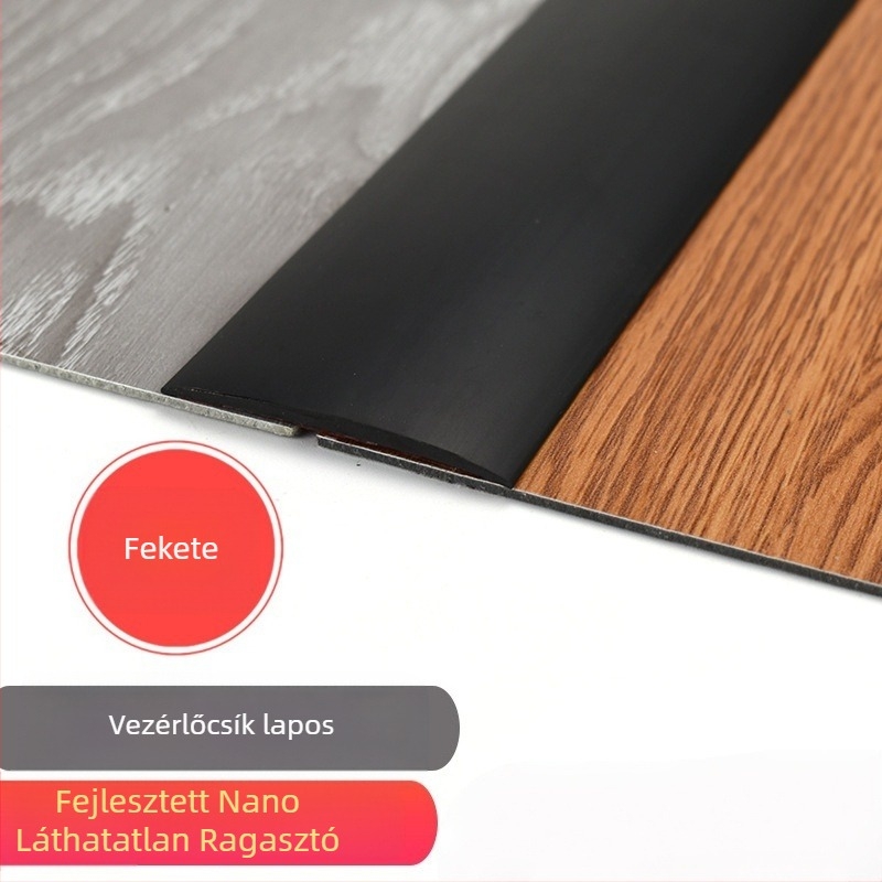 PVC padló átmeneti szalag – sík, öntapadós, modern minimál stílus