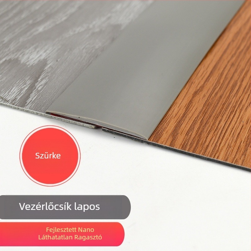 PVC padló átmeneti szalag – sík, öntapadós, modern minimál stílus