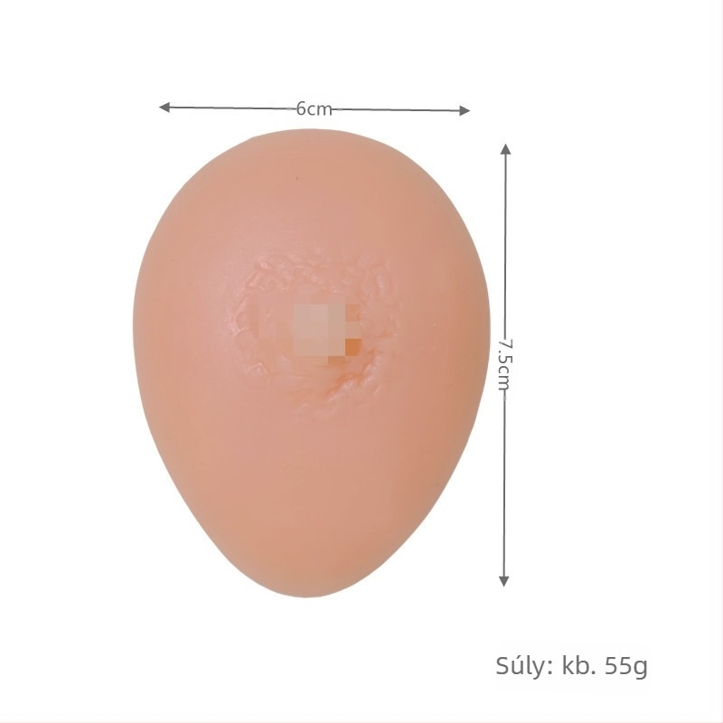 Tanítási célú szilikon emberi arcvonások modellje – fül, orr, száj, nyelv, köldök, szabálytalan alakú kiállítási rekvizit, modern minimalist stílus, B-01