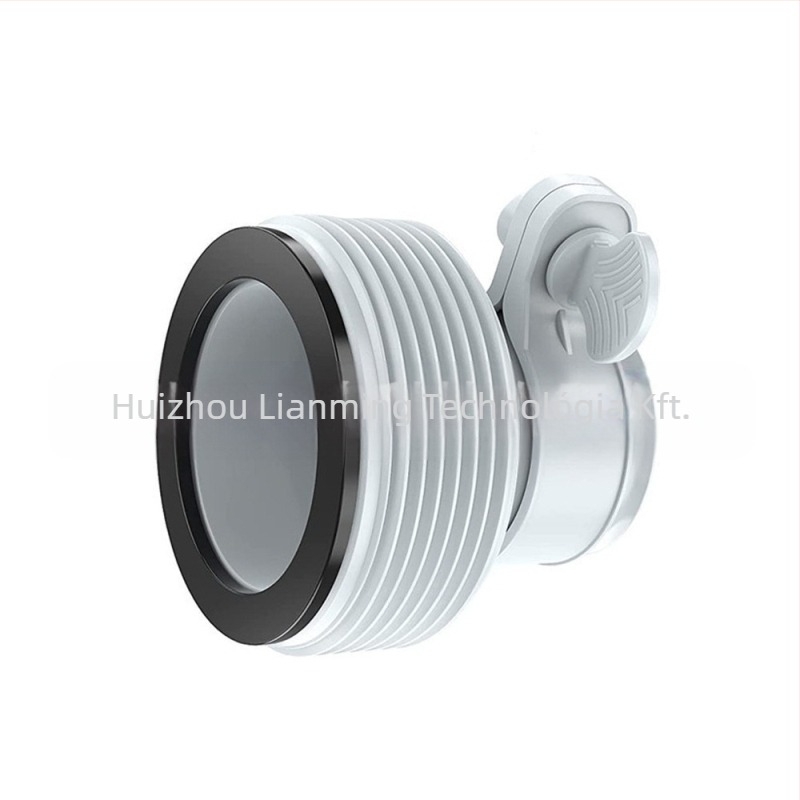 Medence tömlőadapter készlet szorítóval és alátétgyűrűvel Intex menetes csatlakozáshoz, modell 0000525, műanyag