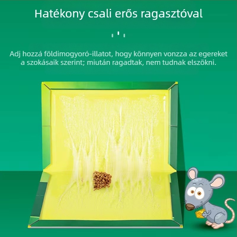 Bond trap Szilárd egér ragasztólemez – Modell 52528, Nem toxikus, Egérfogás