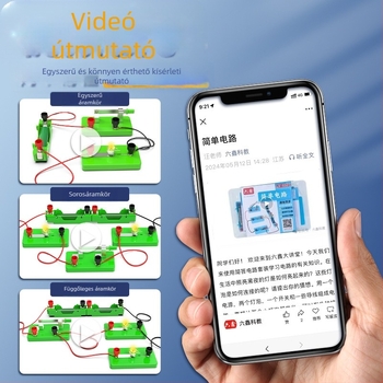 Liuxin Tudományos Kísérletkészlet a negyedikeseknek — Fizika és Elektromosság, Egyszerű Áramkörök (Soros és Párhuzamos), Oktatási Eszköz