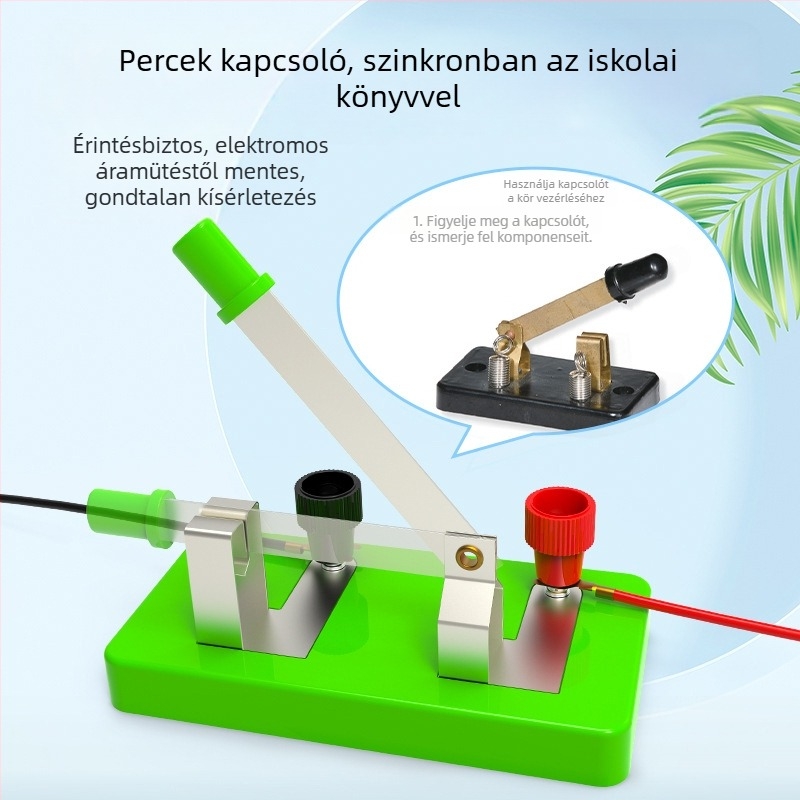 Liuxin Tudományos Kísérletkészlet a negyedikeseknek — Fizika és Elektromosság, Egyszerű Áramkörök (Soros és Párhuzamos), Oktatási Eszköz