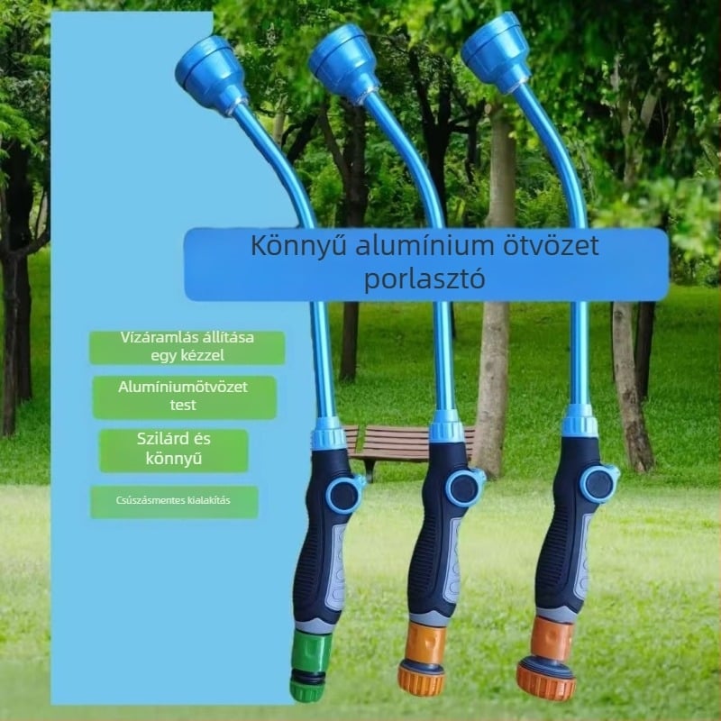 Hosszú nyelű öntözőpisztoly palántákhoz és kerthez, üvegházban és zöldségek öntözéséhez