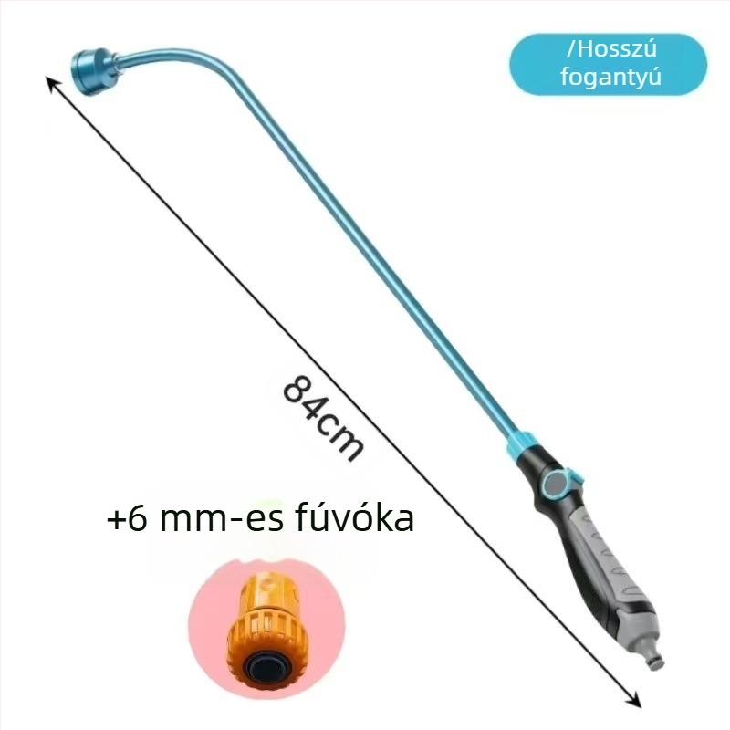 Hosszú nyelű öntözőpisztoly palántákhoz és kerthez, üvegházban és zöldségek öntözéséhez