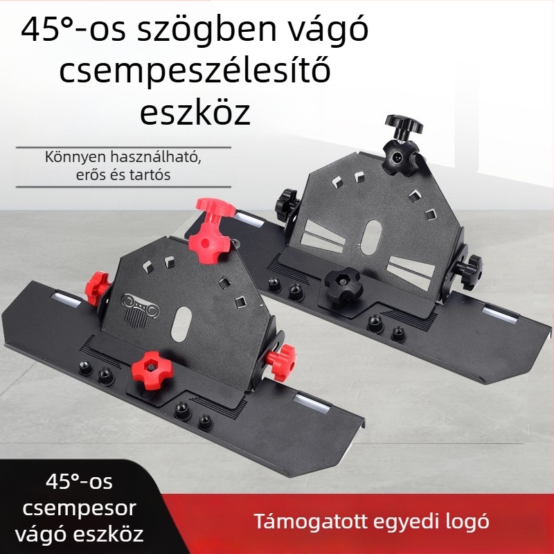 Szögcsiszolóhoz való kiegészítő kerámia csempék élének 45°-os bevágásához, 220V üzemmód, kompatibilis 115/125 mm korongokkal