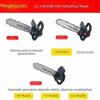 ZHCY elektromos láncfűrész, hálózati tápegység, névleges feszültség 3, lánc anyaga: normál, otthoni használatra