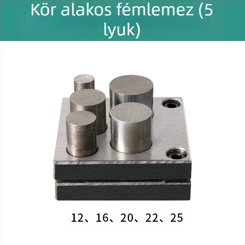 Körkörös lyukasztó eszköz fémmegmunkáláshoz – Keute márka – arany, ezüst és réz