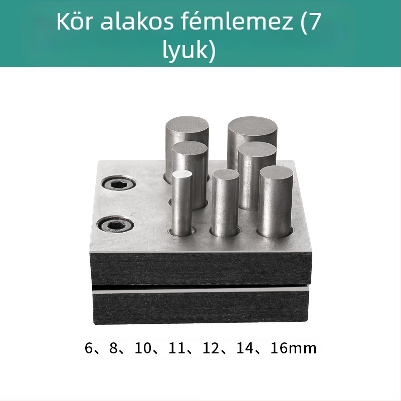 Körkörös lyukasztó eszköz fémmegmunkáláshoz – Keute márka – arany, ezüst és réz