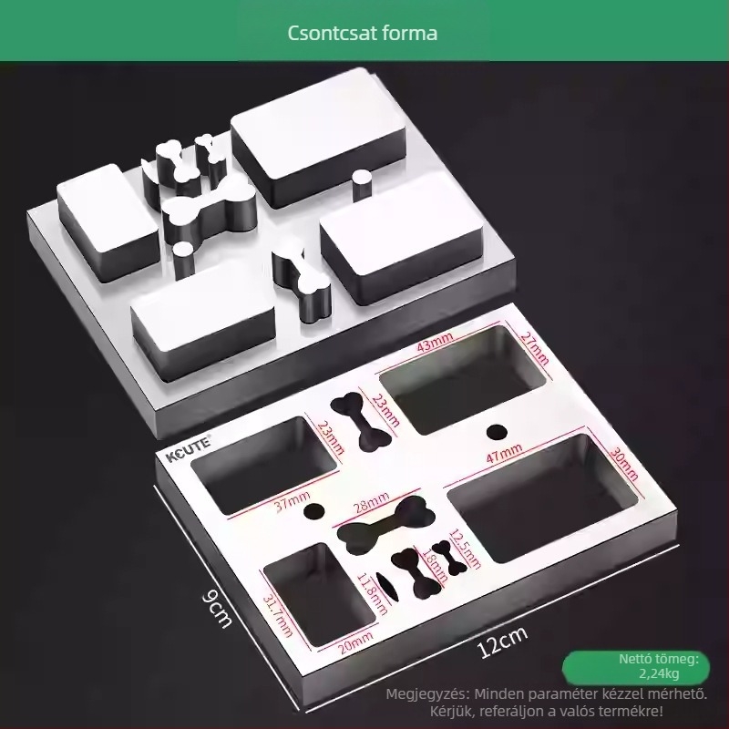 Körkörös lyukasztó eszköz fémmegmunkáláshoz – Keute márka – arany, ezüst és réz