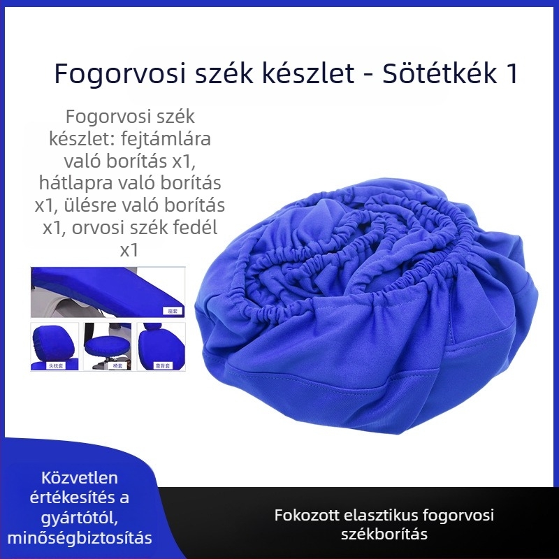 Fogorvosi székhez huzat — vastagított selymes vászon, 4 darab párnahuzat