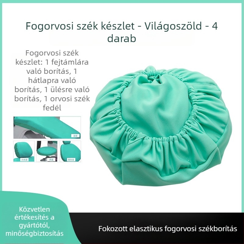 Fogorvosi székhez huzat — vastagított selymes vászon, 4 darab párnahuzat
