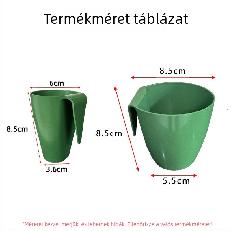 Szamóca tenyésztő pohár – műanyag, eper szaporítására és kúszó szárakhoz