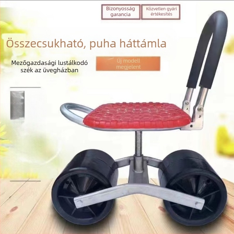 Kazutomo Mezőgazdasági mobil szék-kocsi – mezőgazdasági és otthoni használatra (Modell: Default)