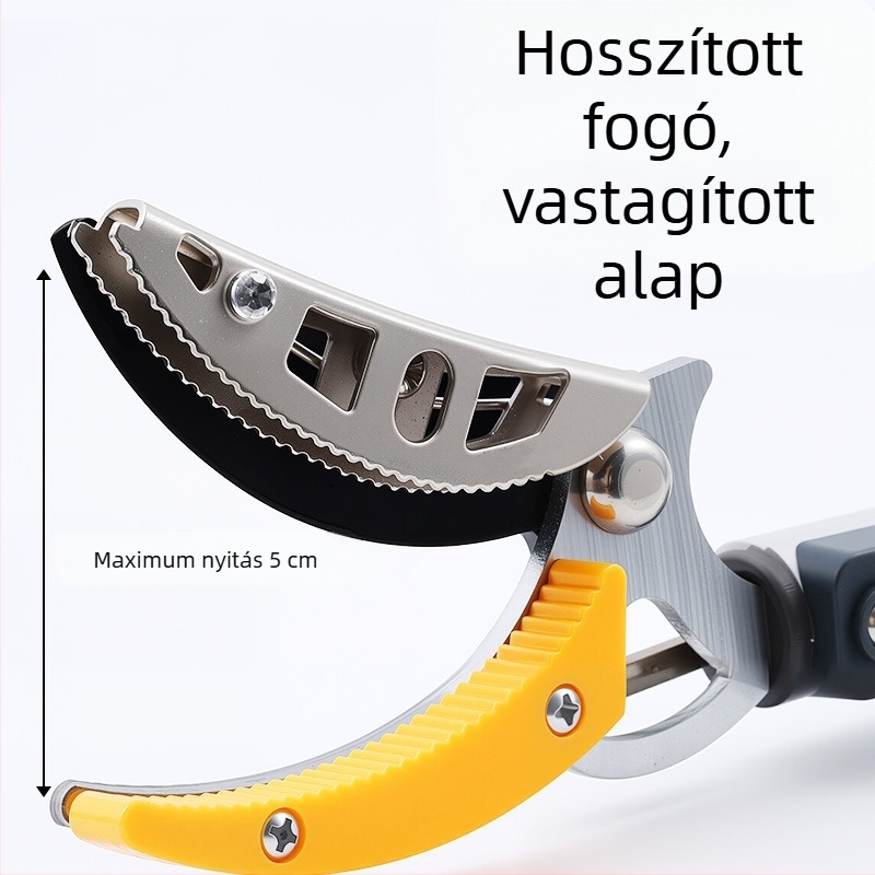 Teleszkópos gyümölcs szedőolló, hosszú elérési távolsággal magas ágakhoz