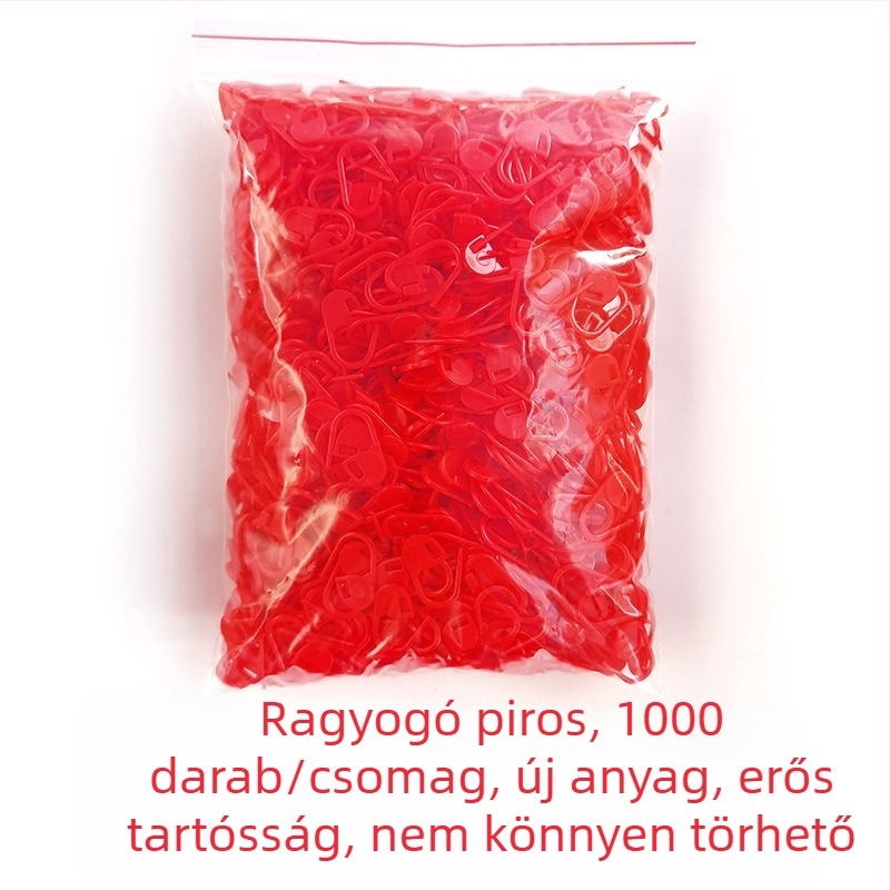 Műanyag horgoláshoz számoló kapcsok — Wen Yuexin, 80 csomag (8 000 db), kb. 205 g/csomag, modern stílus