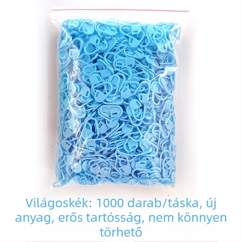 Műanyag horgoláshoz számoló kapcsok — Wen Yuexin, 80 csomag (8 000 db), kb. 205 g/csomag, modern stílus