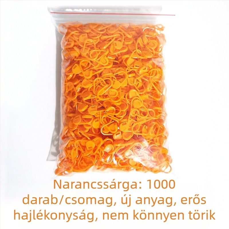 Műanyag horgoláshoz számoló kapcsok — Wen Yuexin, 80 csomag (8 000 db), kb. 205 g/csomag, modern stílus