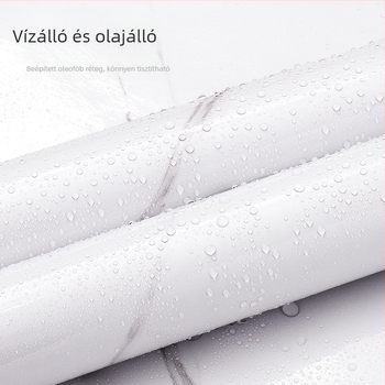 Márványmintás falmatrica, PVC anyag, vízálló és olajálló, egyszerű, modern stílus, nappaliba való