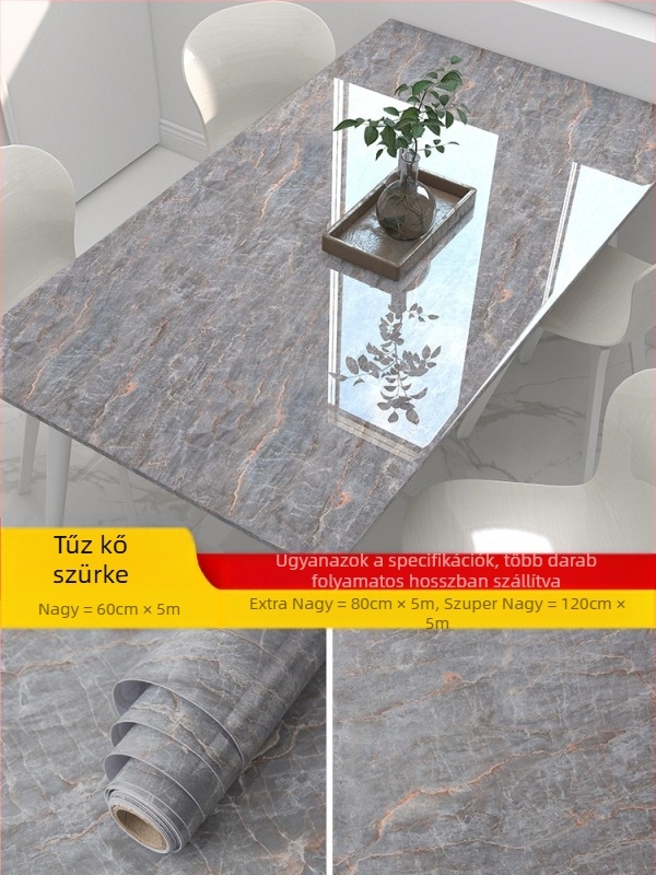 Márványmintás falmatrica, PVC anyag, vízálló és olajálló, egyszerű, modern stílus, nappaliba való