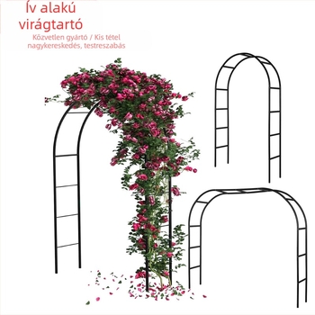 Ívelt virágtartó, PE-bevonatú acélcső, 11 alkalmazási területhez