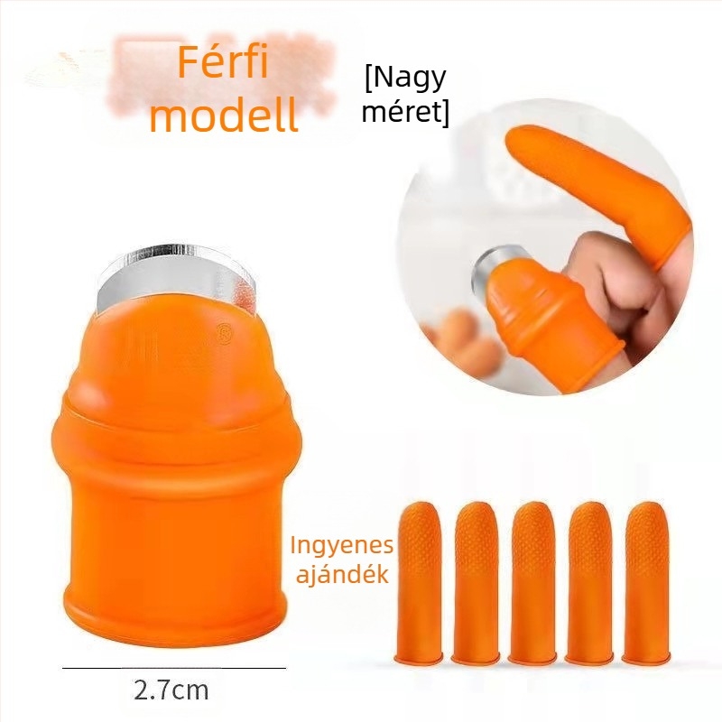 Gyümölcs- és zöldségszedő kis kés — ideális bab, cseresznye, szőlő és paprika szedésére; csippentő heg és hüvelykujjas penge