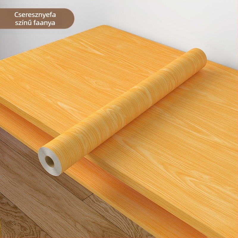 Fa textújú öntapadós falmatrica, vízálló, nappali és hálószoba számára, modern minimalista stílus, PVC anyag