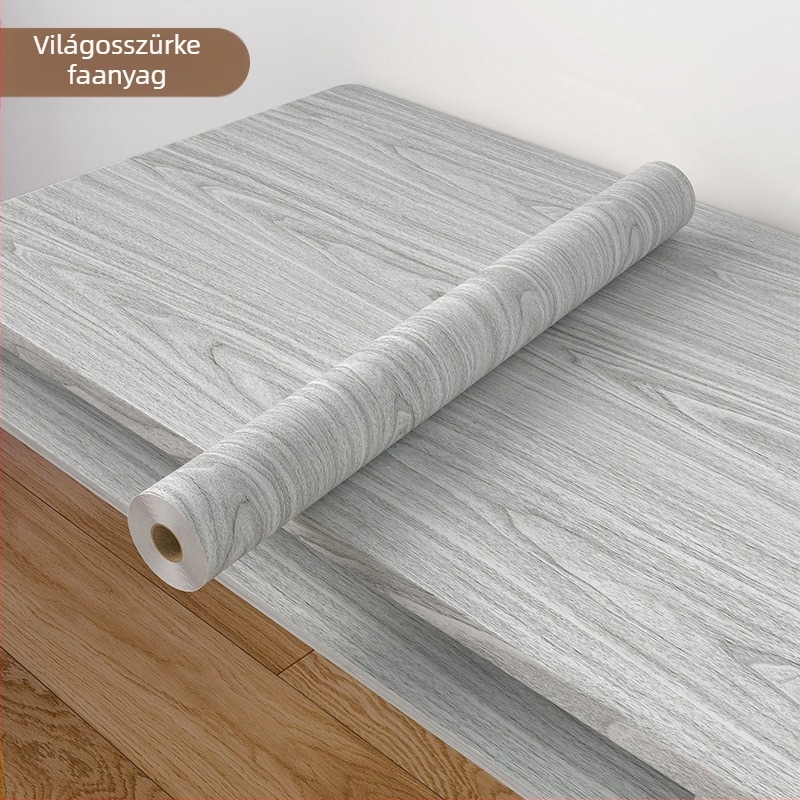 Fa textújú öntapadós falmatrica, vízálló, nappali és hálószoba számára, modern minimalista stílus, PVC anyag