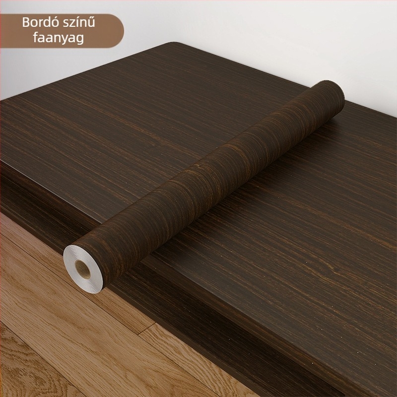 Fa textújú öntapadós falmatrica, vízálló, nappali és hálószoba számára, modern minimalista stílus, PVC anyag