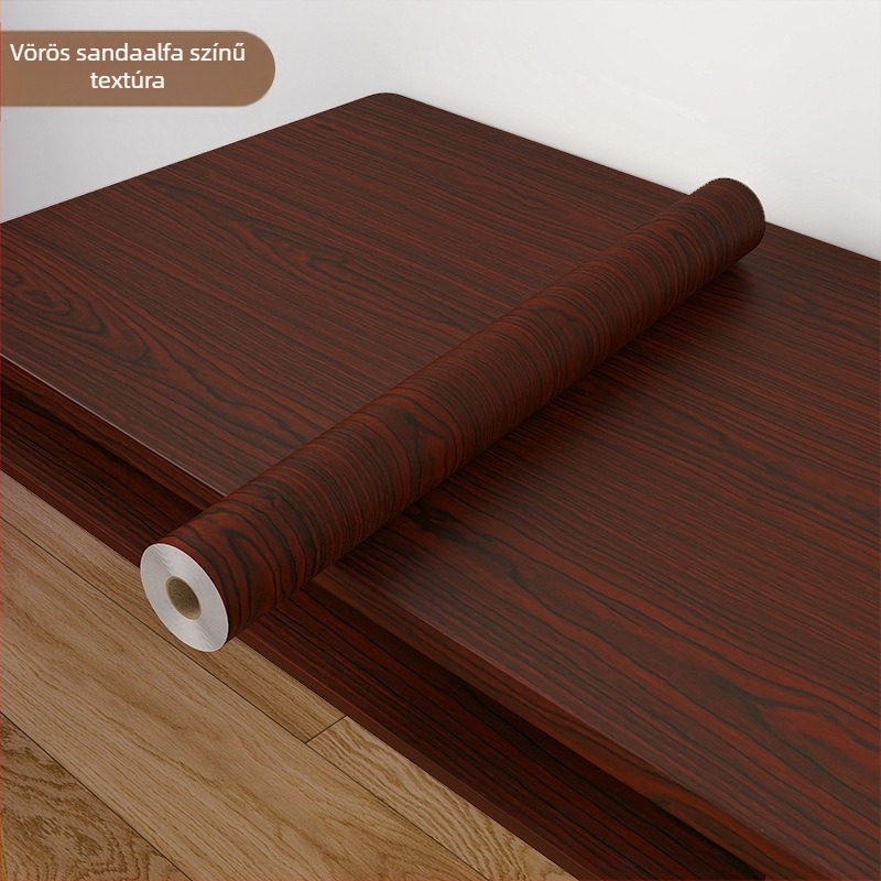 Fa textújú öntapadós falmatrica, vízálló, nappali és hálószoba számára, modern minimalista stílus, PVC anyag