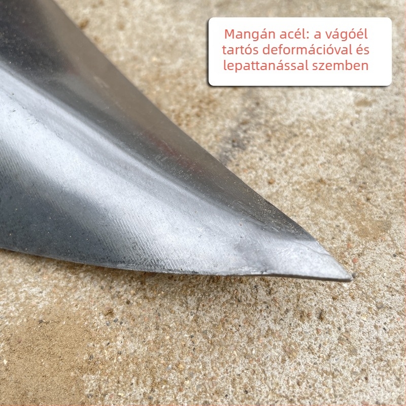 Állítható háromszög alakú kerti kapa csatornázáshoz, ásáshoz, redőzéshez és talajlazításhoz – többfunkciós kerti eszköz hegyes sascsőr fejjel